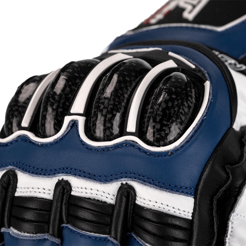 RST Tractech EVO 4 CE Gloves Blue/White/Black Small - Image 7
