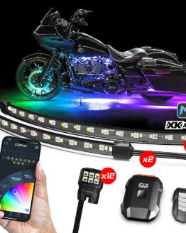 XKGLOW XKmax RGBW 20pc Motorcycle Underglow Light Kit