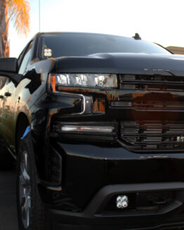 Baja Designs Fog Pocket Kit SAE Fits 2019+ Silverado 1500/2500/2500 HD