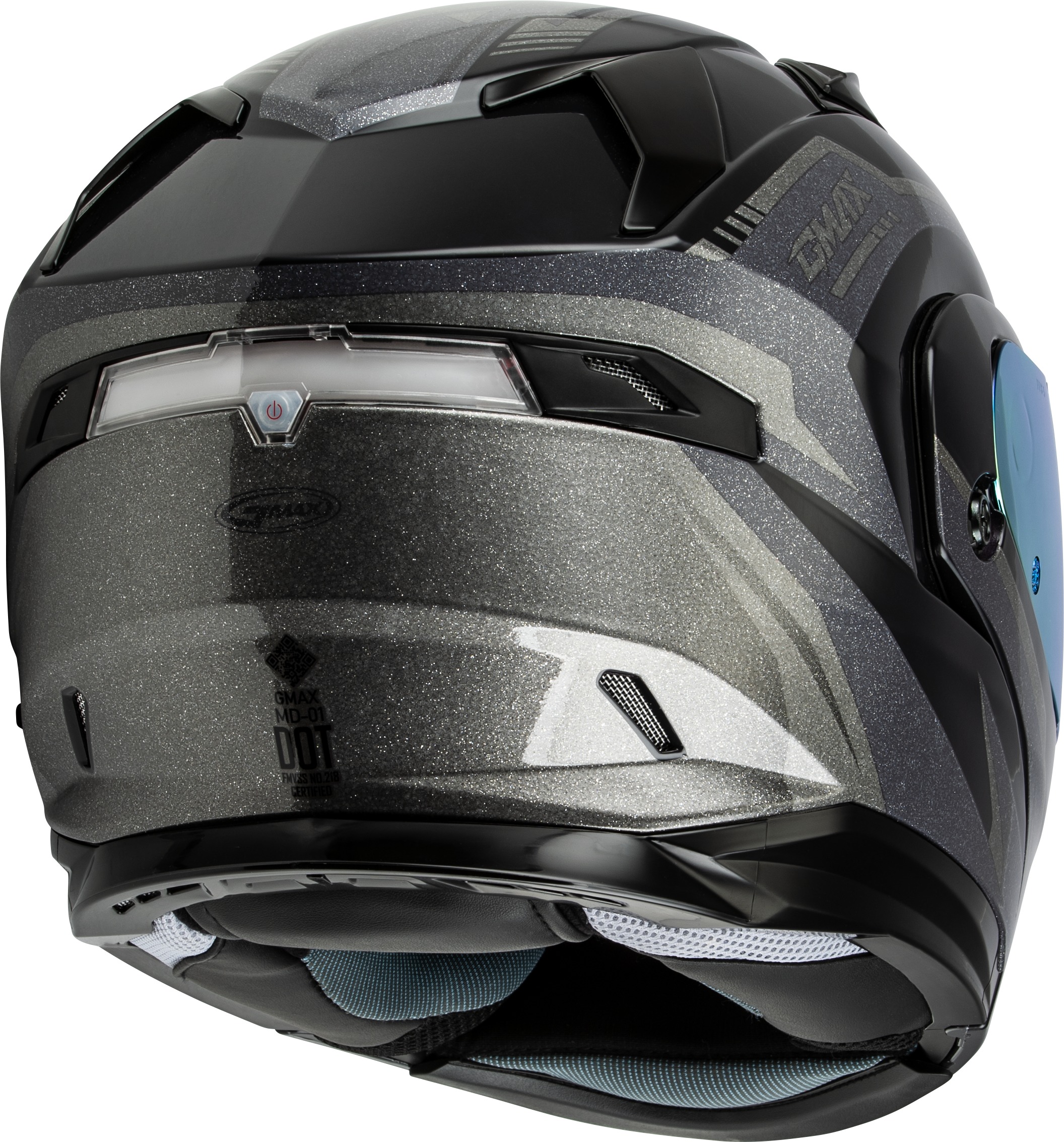 GMAX MD-01 Volta Modular Helmet Grey/Silver 3X-Large - Image 5