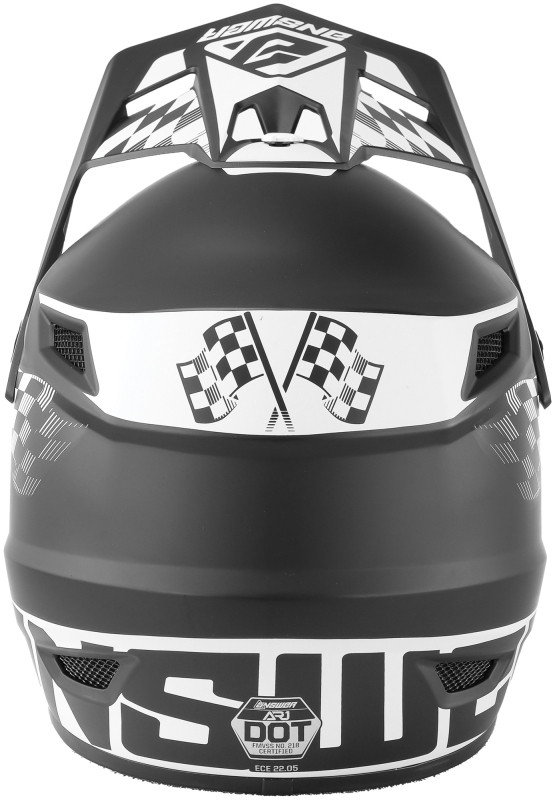 Answer AR1 Sweep Helmet Black/White - 2XL - Image 4