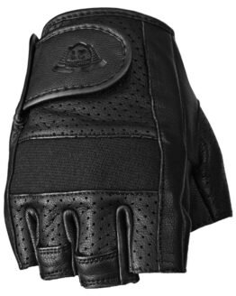 Highway 21 Half Jab Perforated Gloves Black Medium Men's
