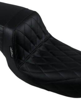 Le Pera Kickflip Diamond Seat Black Fits FXD Models