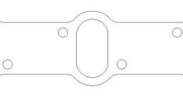 Cometic .039in Fiber Intake Manifold Gasket Fits 1992+ Dodge 8.0L Viper