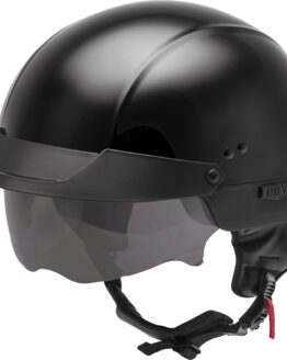 GMAX HH-75 Half Helmet Black XL Gloss