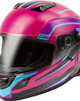 GMAX FF-18 Drift Helmet Pink/Blue/Black Small