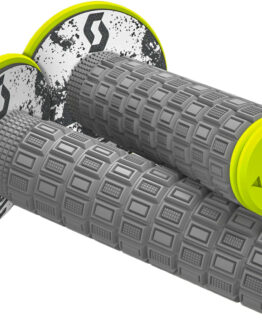 Mellow Motorcycle Grip Gray & Flo Yellow