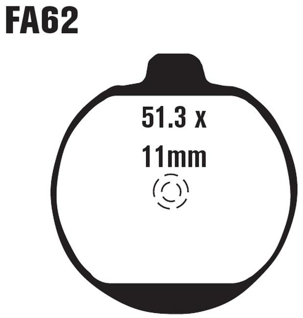 Standard Organic Brake Pads Front Set - Image 3