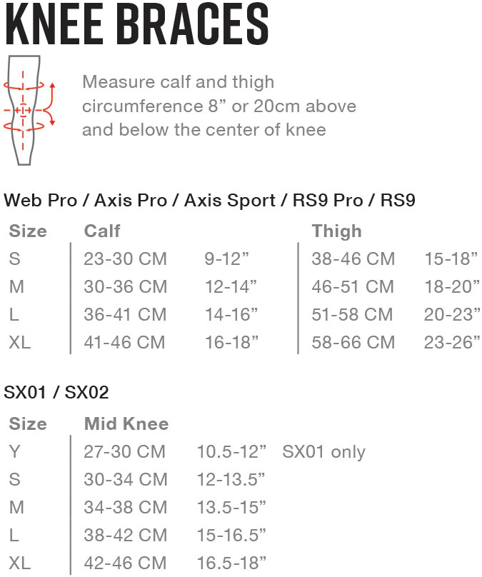 SX01 Knee Brace - Single, Black X-Large - Image 4