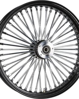 HardDrive Black 48-Spoke Front Wheel 21x3.5 1" Axle For 00-Up Harley