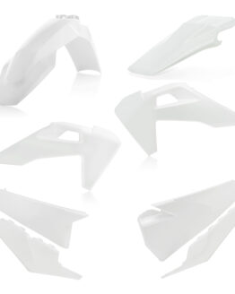 Acerbis Plastic Kit White For 19-22 Husqvarna TC FC FX TX 125-450