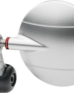 Rizoma Spy-R 80mm Silver Bar End Mirror Each