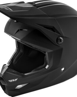 Youth Kinetic Solid Helmet Black Youth Medium