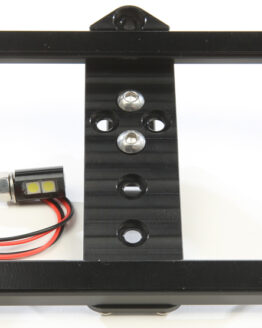 Axia Lighted License Plate Frame Black 1 Clamp Mount Needed