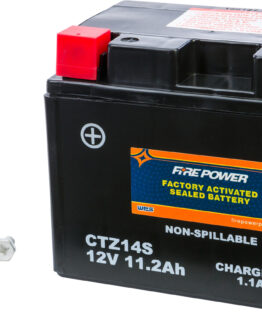 Fire Power CTZ14S Factory Activated Battery Replaces YTZ14S