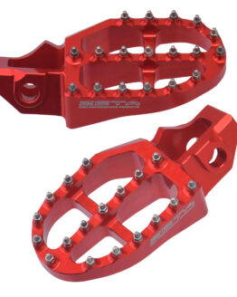 DRC Aluminum Footpegs Red For KTM Husqvarna GasGas 2017-2023