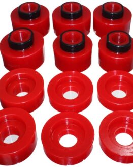Red Body Mount Set Fits 08-16 Ford F-250/F-350/F-450/F-550 Super Duty