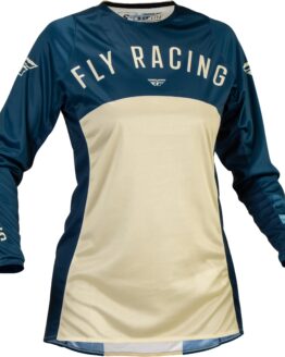 Fly Racing Women's Lite Jersey Navy/Ivory Large
