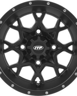 Hurricane Wheel Black 16X7 4/156 4+3