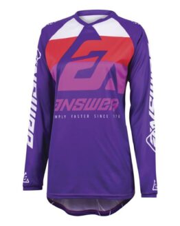 23 Syncron CC Jersey Purple/White/Red Womens - Small