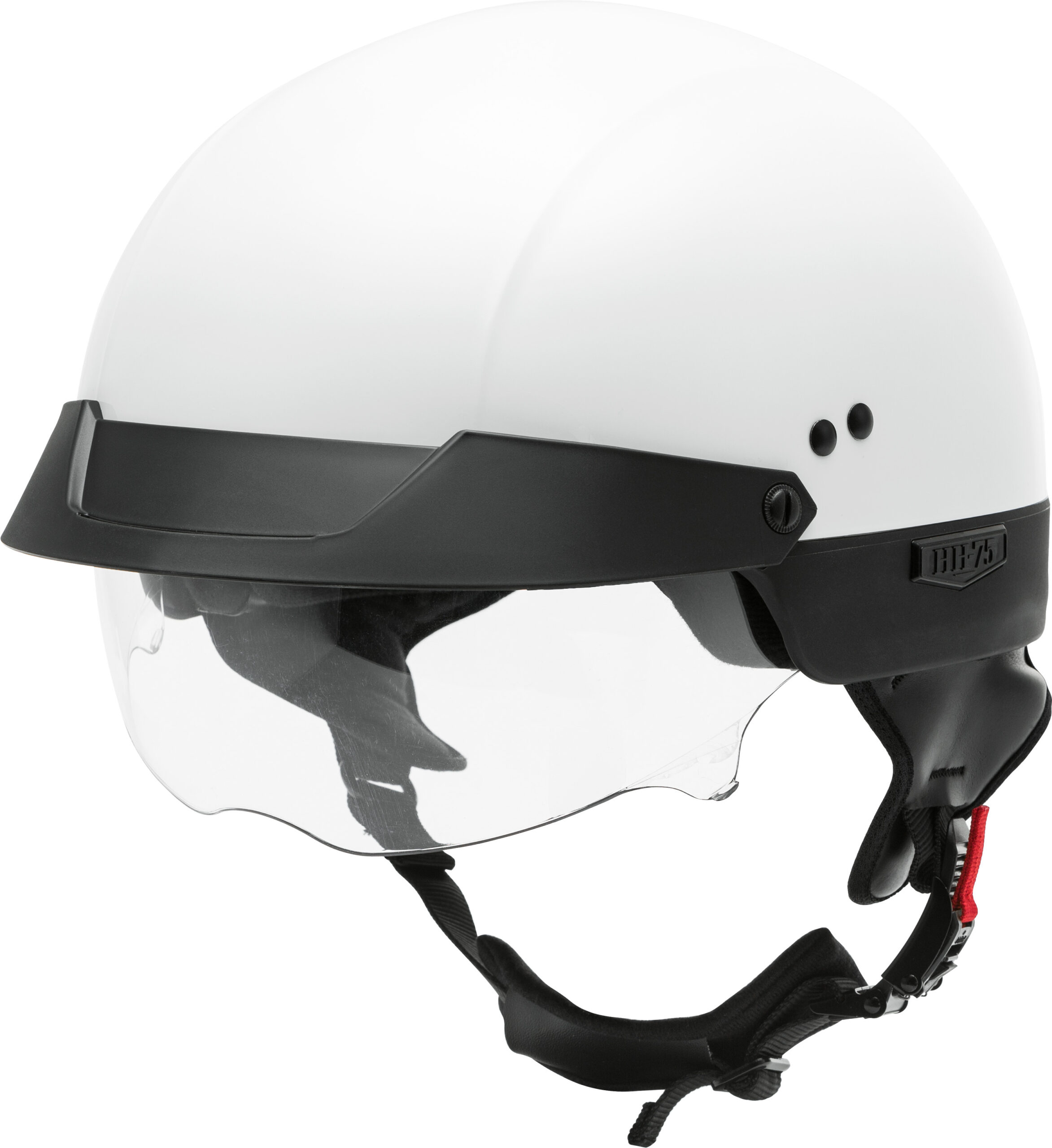 GMAX HH-75 Half Helmet White Small - Image 6