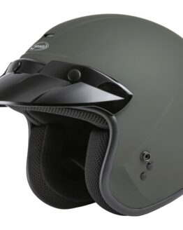 GMAX OF-2 Open-Face Helmet Matte Green Small