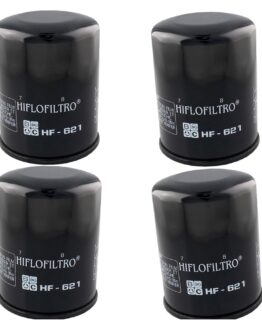 HF621 Oil Filter - Black - 4 Pack