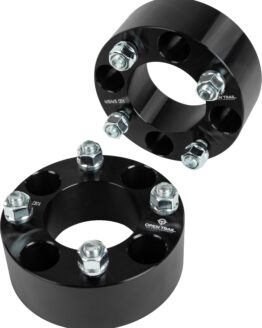 Open Trail Wheel Spacer 2in 4/110 12mmx1.25mm Studs Black ATV/UTV