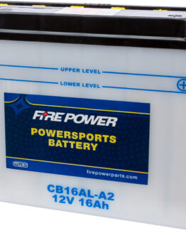Fire Power 12V Heavy Duty Battery w/ Acid Pack Replaces YB16AL-A2