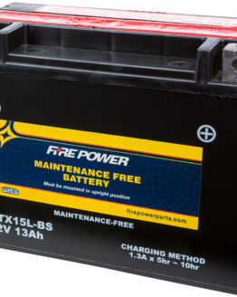 Fire Power CTX15L-BS Maintenance‑Free Battery Replaces YTX15L-BS