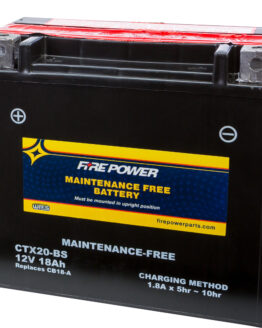 Fire Power CTX20-BS Maintenance Free Sealed Battery Replaces YTX20-BS