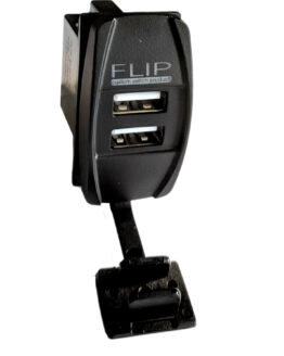 Flip Dual USB Dash Charging Port 3.1A Backlit Pro Series Switch