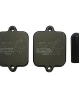 Graves Smog Block Off Plates Billet Aluminum Fits Kawasaki ZX