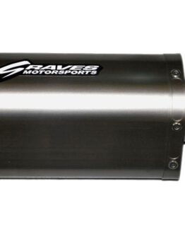 Graves Titanium Slip-On Exhaust w/ Link Pipe For 09-25 Kawasaki ZX6R