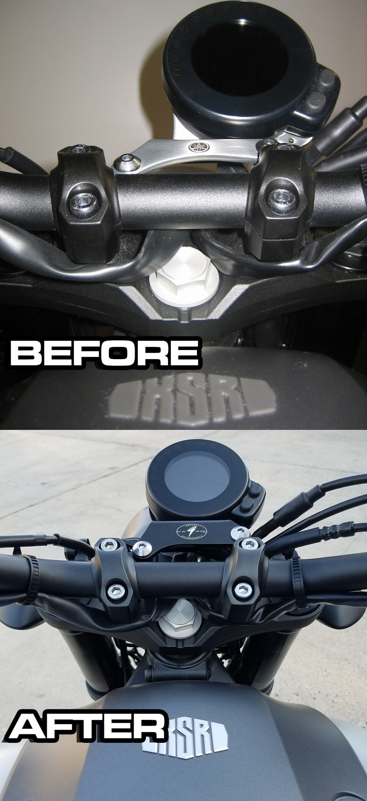 Graves Dash Relocation Kit Black Fits 2016+ Yamaha XSR900 - Image 6