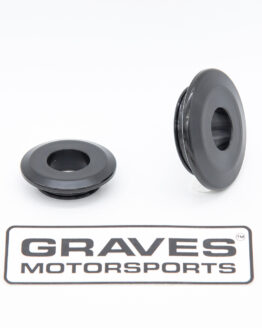 Graves Rear Wheel Captive Spacer Kit Black Fits 2022+ Yamaha R7