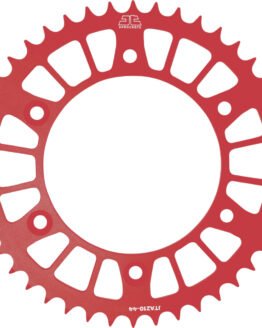 Red Aluminum Rear Sprocket - 44 Tooth 520