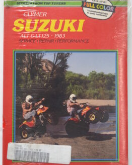 Clymer Shop Repair & Service Manual Soft Cover Fits 1983-1987 Suzuki ALT LT 125