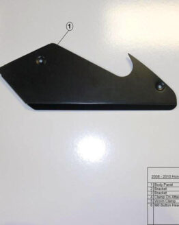 M4 Cosmetic Exhaust Trim Panel Only Fits 08-16 Honda CBR1000RR