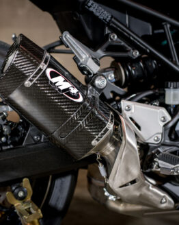 Carbon Fiber Slip On Exhaust For 17-26 Kawasaki Z900