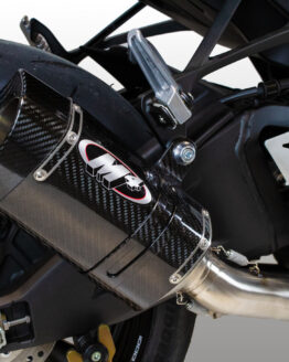 Tech1 Carbon Fiber Slip On Exhaust w/ Titanium Link Pipe