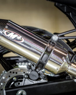 High Mount Full Exhaust w/ Stainless Muffler & Stainless Tubing