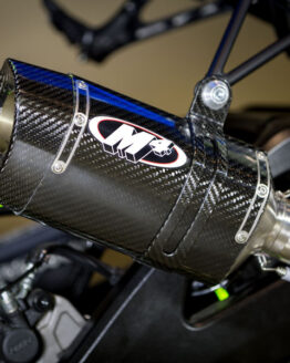 Tech1 Carbon Fiber & Stainless Full Exhaust w/ Titanium Midpipe