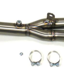 M4 Titanium Mid Pipe Silver Fits Yamaha R1
