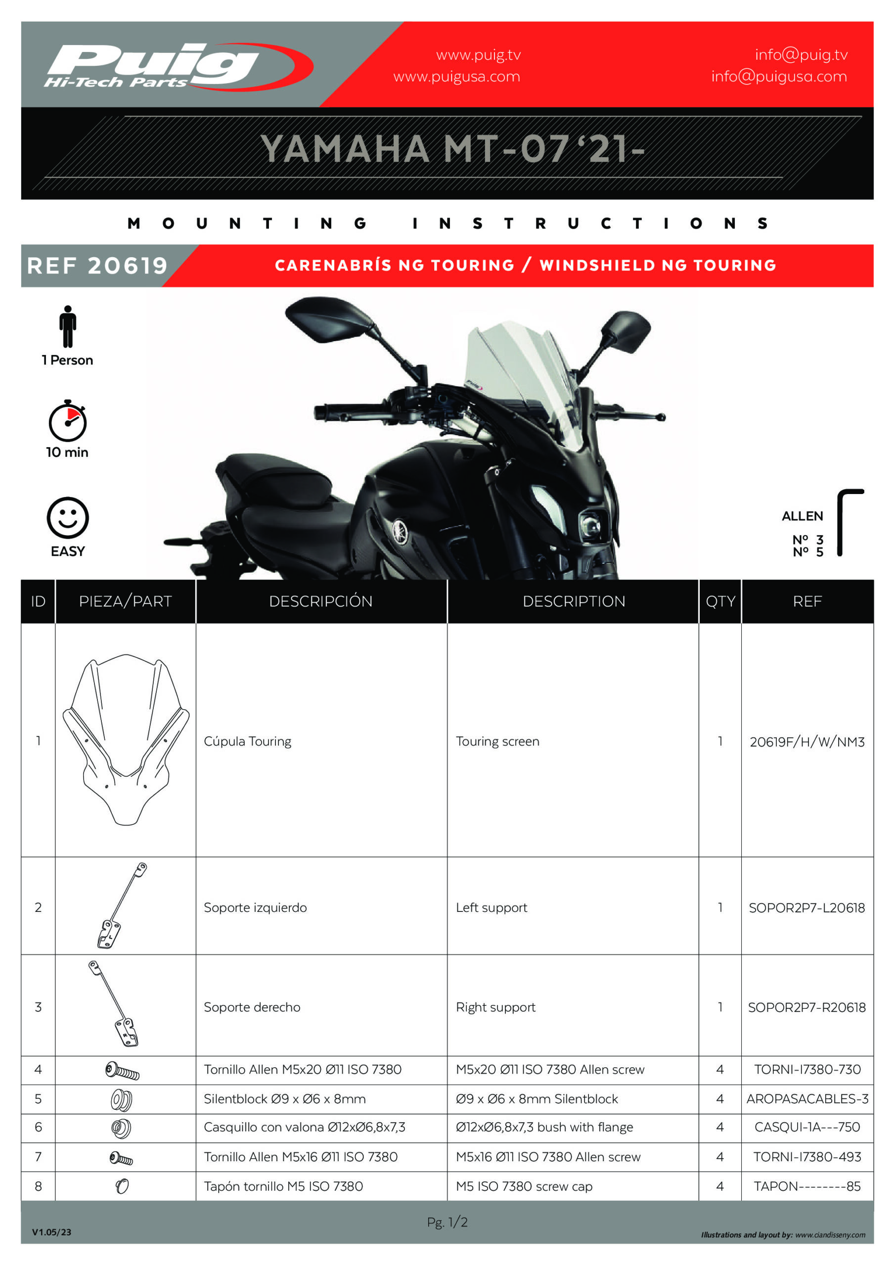Clear Naked New Gen Windscreen - Image 3