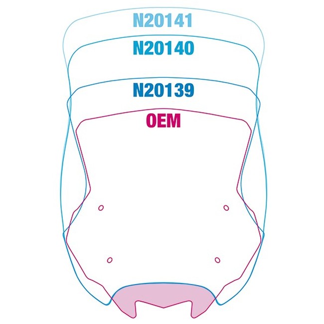 Clear VStream Tall Windscreen - Image 7