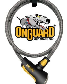 OnGuard Akita 10' 12mm Double Bolt Cable Lock for Motorcycle/ATV/Bike
