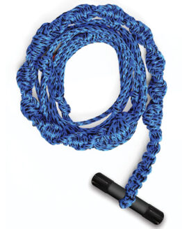 Airhead Wakesurf Rope 16 Ft Spiral Braid Blue Black