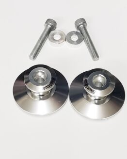 Bikemaster M6 Aluminum Spools Silver 152111