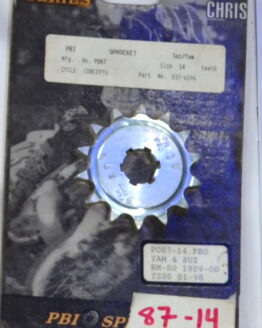 14 Tooth Fr C/S Sprocket Fits Select 69-20 Honda Kawasaki Yamaha Suzuki Models